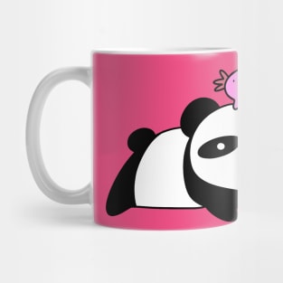 Axolotl and Panda Mug